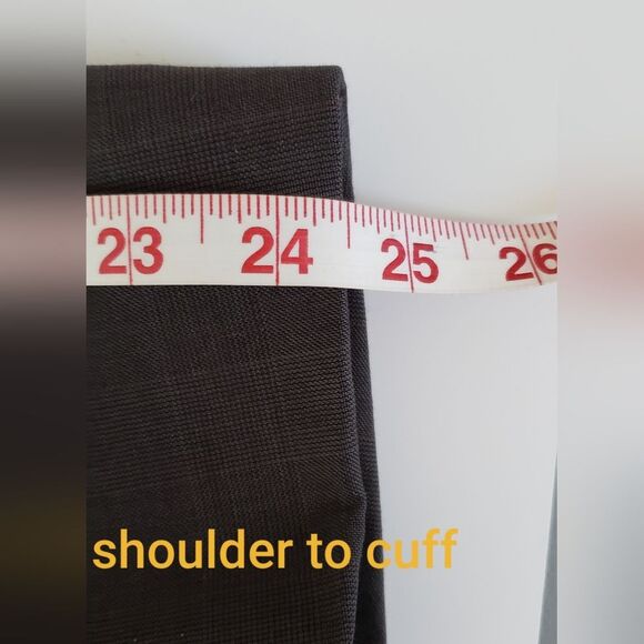 Burberrys' Men's Brown Wool Suit Jacket Coat Size 40 R - Picture 12 of 14